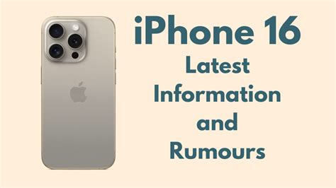 iPhone 16: Release date, pricing and features - Mark Ellis Reviews