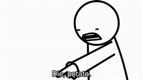 Asdf Die GIF - Asdf Die Potato - Discover & Share GIFs