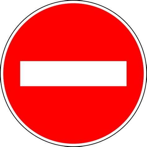 Free vector graphic: No Entry, Traffic Sign, Sign - Free Image on ...