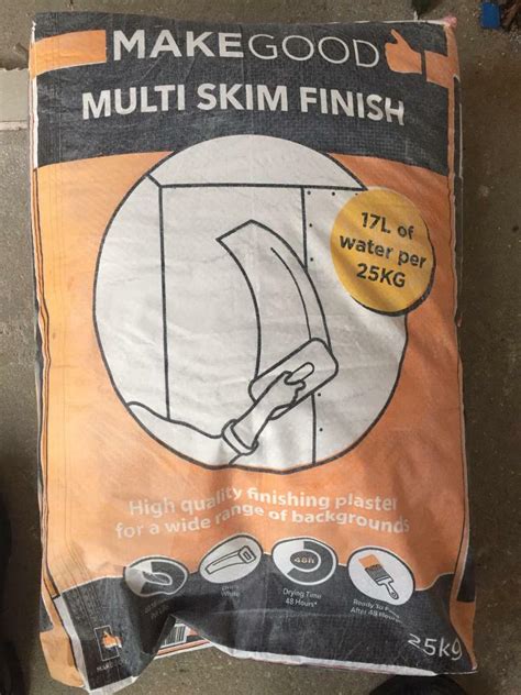 Multi skim plaster 25kg bags x2 | in Bury St Edmunds, Suffolk | Gumtree