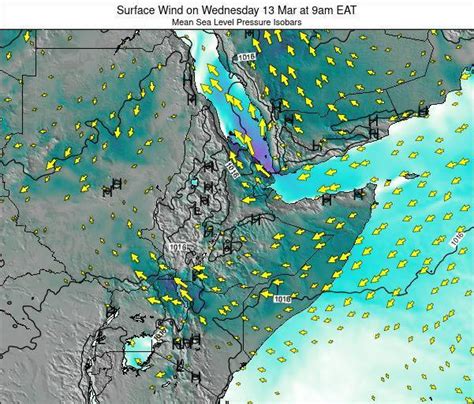 Yemen Surface Wind on Tuesday 06 Jul at 3am EAT