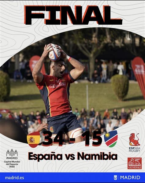 International Rugby Test Match Result for Namibia against Spain on the weekend. : r/Namibia