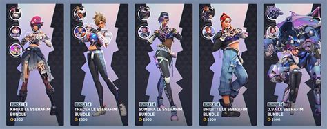 Overwatch 2 X LE SSERAFIM Collab - All Skins and Prices