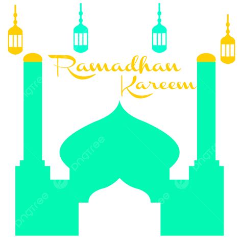 Ramadan Month Vector PNG Images, Happy Holy Month Ramadan Text Illustration Template, Flyer ...