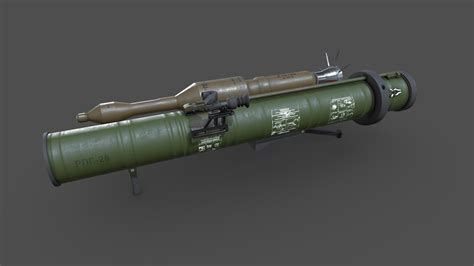 RPG-28 Anti-tank Rocket Launcher - Buy Royalty Free 3D model by MaX3Dd [b2a23bd] - Sketchfab Store