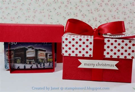 Stampin Nerd: Pop-up Gift Card Box -- Tutorial