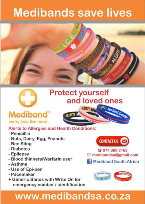 Mediband Allergy Wristbands | Benoni