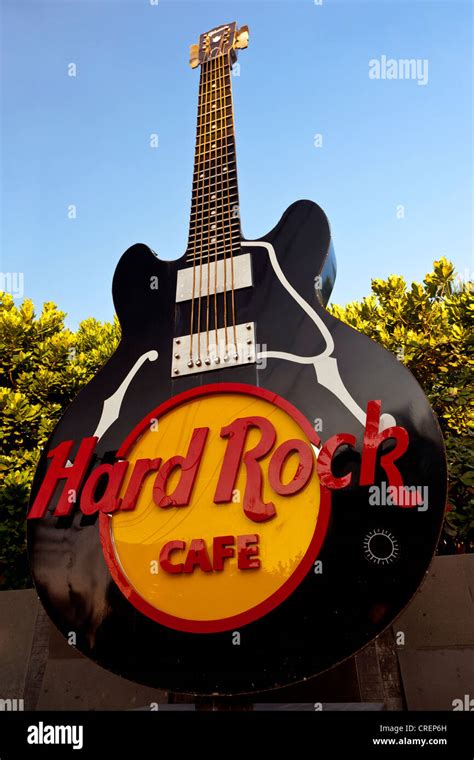 Huge guitar, Hard Rock Cafe, Kuta, South Bali, Indonesia, Southeast Asia Stock Photo - Alamy