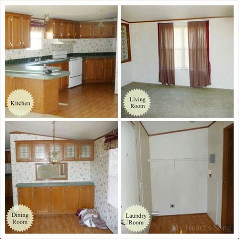 30 Gorgeous Mobile Home Interior Remodel Inspirations With Before And After Picture ...