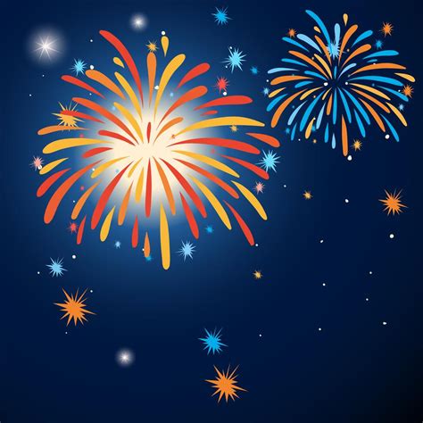 Background design with colorful fireworks 300778 Vector Art at Vecteezy