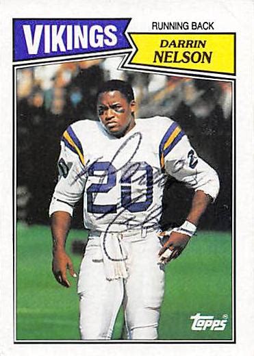 Darrin Nelson autographed Football Card (Minnesota Vikings) 1987 Topps #200