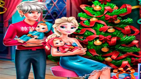 Princess Frozen Elsa and Jack Frost Family Christmas Twins Baby Care ...