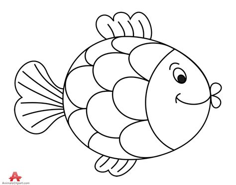 Fish outline comic outline of fish free clipart clipartfest - WikiClipArt