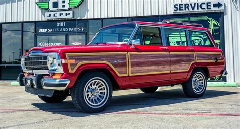 1989 Jeep Grand Wagoneer Woody Looks All Original But Hides 707 HP ...