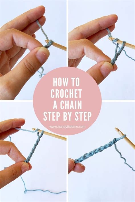 How To Start A Crochet Chain | Handy Little Me | Crochet chain, Crochet stitches for beginners ...