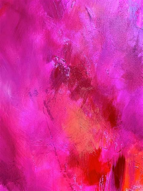 Pink abstract by Sukhpal Grewal | Pink abstract, Pink abstract art, Hot pink abstract