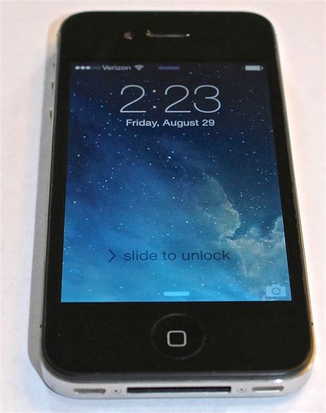 Apple iPhone 4 - 8GB - Black (Unlocked) A1349 (CDMA) for sale online ...