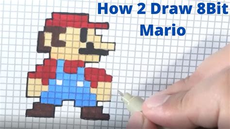 How to Draw 8 Bit Pixel Mario for Beginners (6/1/2021) - YouTube