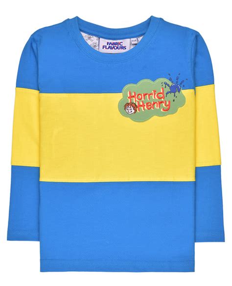 Horrid Henry Stripe Long Sleeve Tee – Fabric Flavours