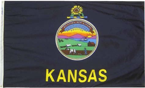 Buy Kansas - 4'X6' Nylon Flag | Flagline