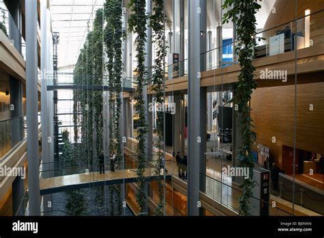 Interior of the European Parliament building, Strasbourg, France Stock ...