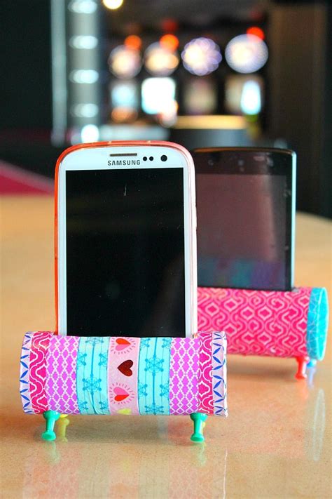 Easy DIY Phone Holder using toilet paper rolls | Diy phone holder, Toilet paper roll diy, Diy ...