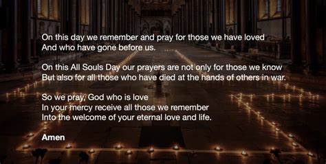 A Prayer for All Souls - The Association of English Cathedrals