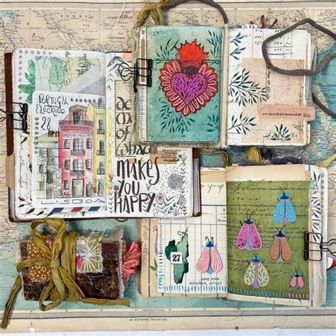 Journaling Gallery — Happy Journaling | Art journal techniques, Art journal therapy, Sketchbook ...