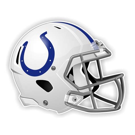 Indianapolis Colts Football Helmet Precision Cut Decal / Sticker