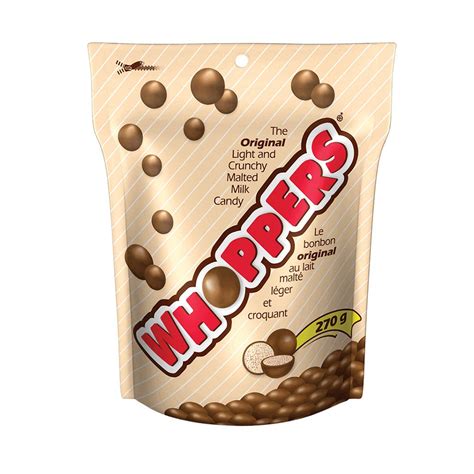 WHOPPERS Malted Milk Candy, 270g bag