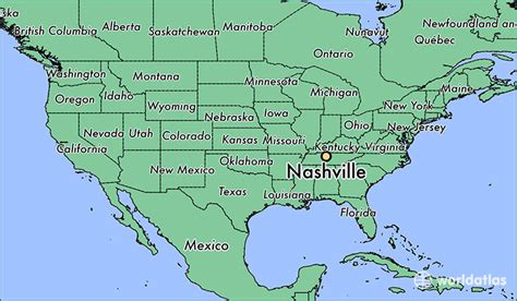 Where is Nashville, TN? / Nashville, Tennessee Map - WorldAtlas.com