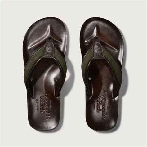 Mens Leather Flip Flops | Mens Featured Sale | Abercrombie.com