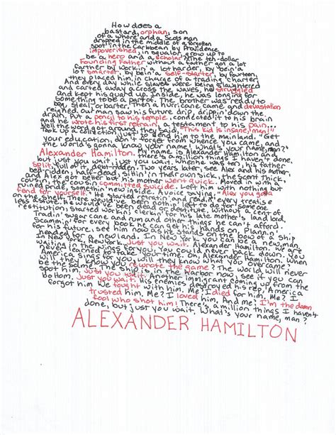 Hamilton Lyrics, Hamilton Silhouette by gideongraves on DeviantArt