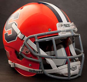 *CUSTOM* SYRACUSE ORANGE NCAA Schutt XP Authentic GAMEDAY Football ...