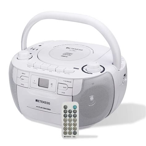 Buy Retekess TR621 CD and Cassette Player Combo, Portable Boombox AM FM ...