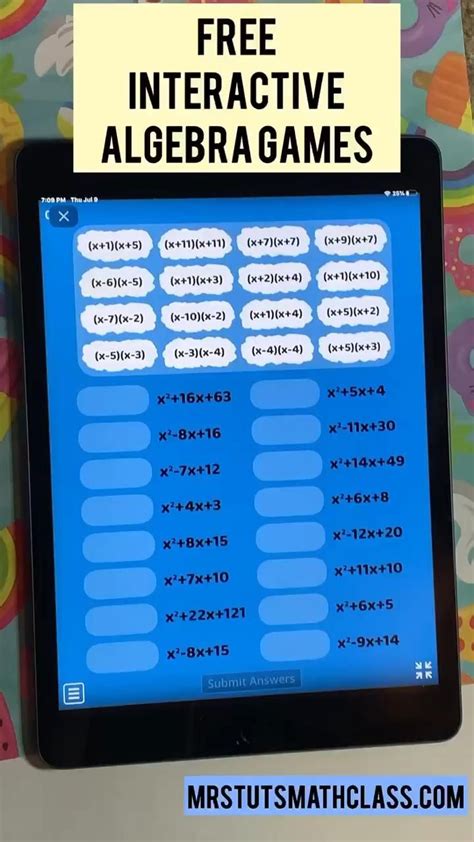 Free Interactive Algebra Games [Video] | Free math games, Algebra games, Algebra