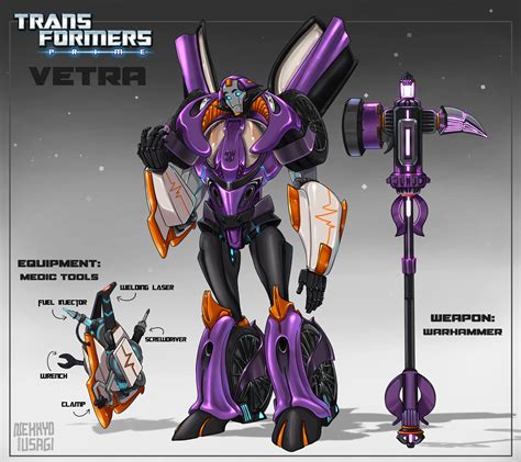 ArtStation - Commission - Transformers Prime Character Design - VETRA