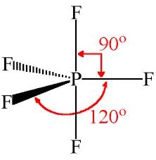 PF5 Lewis structure, Molecular Geometry, Bond angle and Shape - Geometry of Molecules