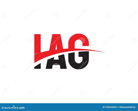 IAG Letter Initial Logo Design Vector Illustration Stock Vector - Illustration of concept, black ...