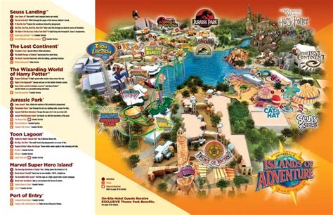 Orlando Islands Of Adventure Map - FreePrintable.me