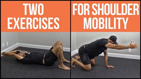 2 Exercises for Overhead Shoulder Mobility - YouTube