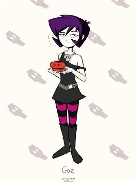 Gaz from Invader Zim by keetydraws on DeviantArt