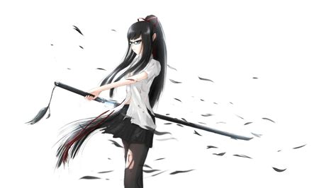 Anime Katana Girl 1920x1080 Wallpapers - Wallpaper Cave