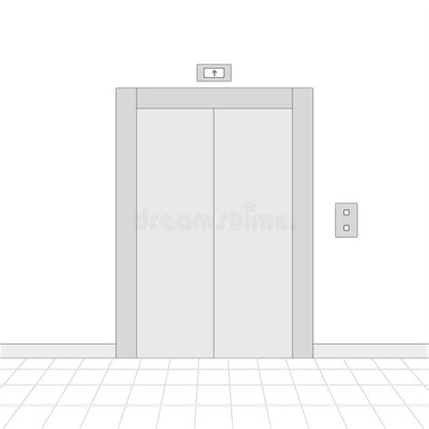 Elevator Floor Buttons. Control Panel Stock Vector - Illustration of ...