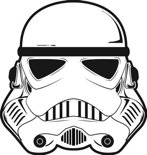 stormtrooper helmet 3d illusion lamp vector file | Star wars painting ...