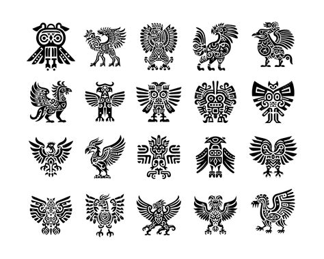 Premium Vector | Collection of griffin tattoo designs