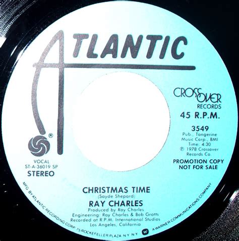 Ray Charles - Christmas Time (1978, Vinyl) | Discogs