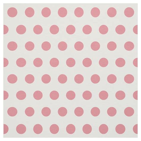 Pink and White Polka Dot Craft Fabric | Fabric crafts, Fabric squares, White polka dot