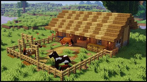 Minecraft Horse Stable Design