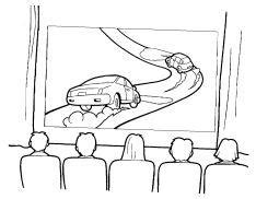 Movie Theater Drawing at GetDrawings.com | Free for personal use Movie Theater Drawing of your ...